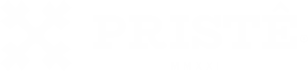 PRISTE LOGO WHITE